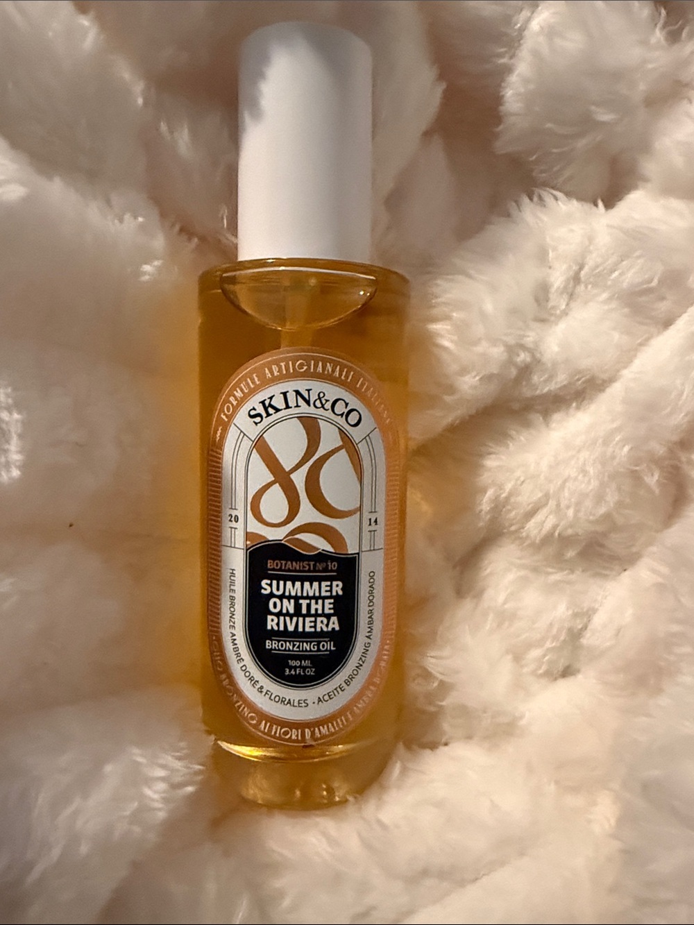 Skin & Co Summer on the Riviera Bronzing Oil - Gold and Black